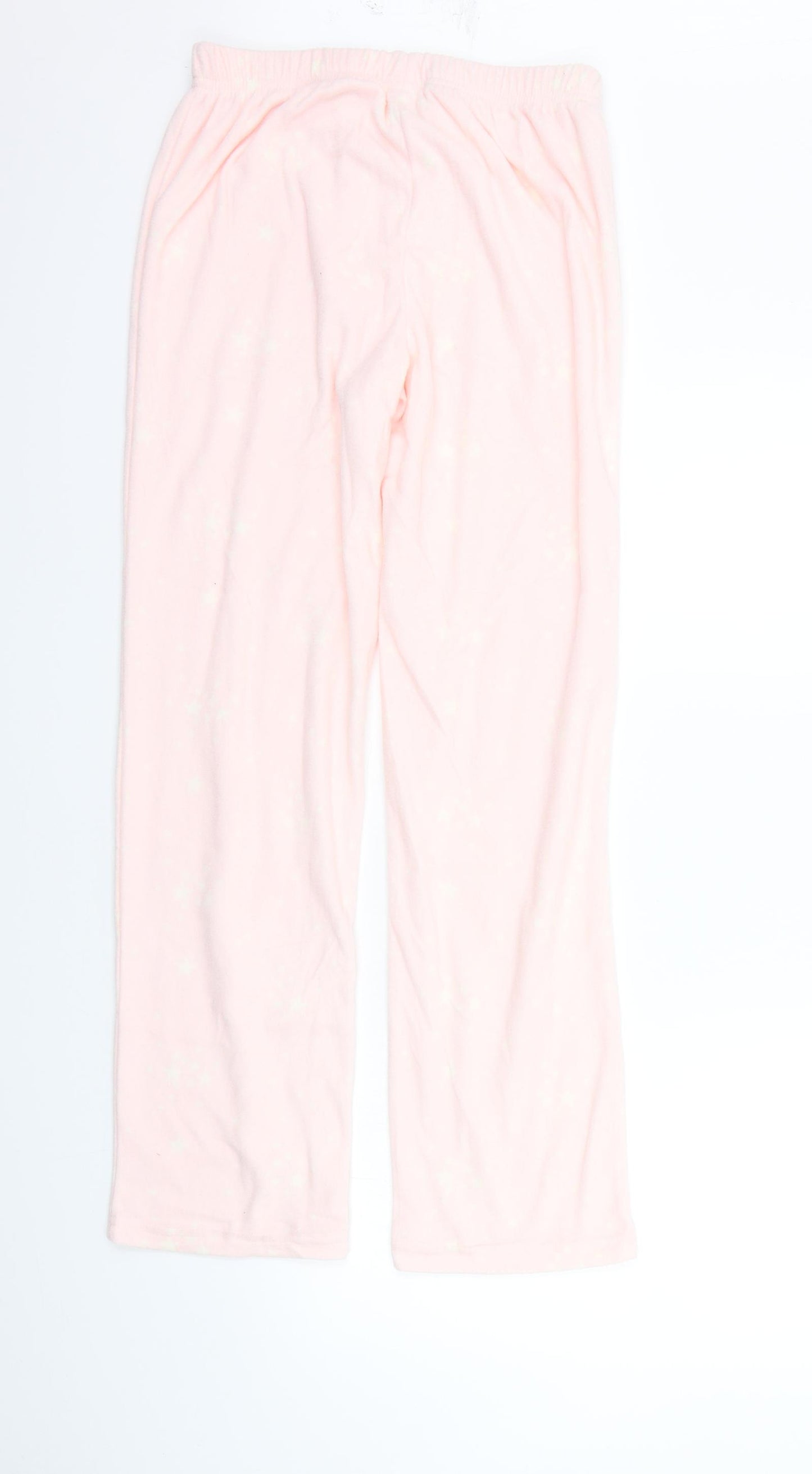 George Womens Pink Solid  Top Pyjama Pants Size 10  - Elastic Waist Band