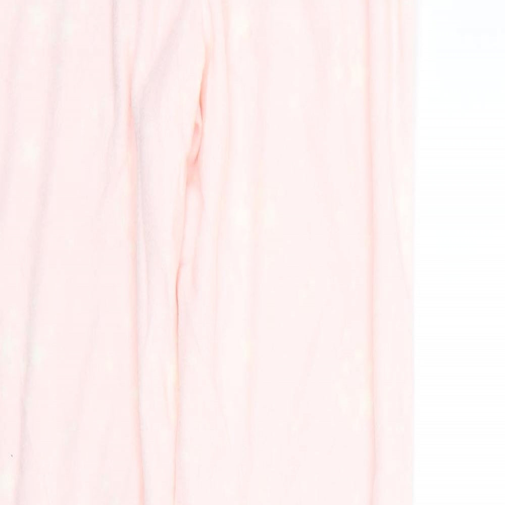 George Womens Pink Solid  Top Pyjama Pants Size 10  - Elastic Waist Band