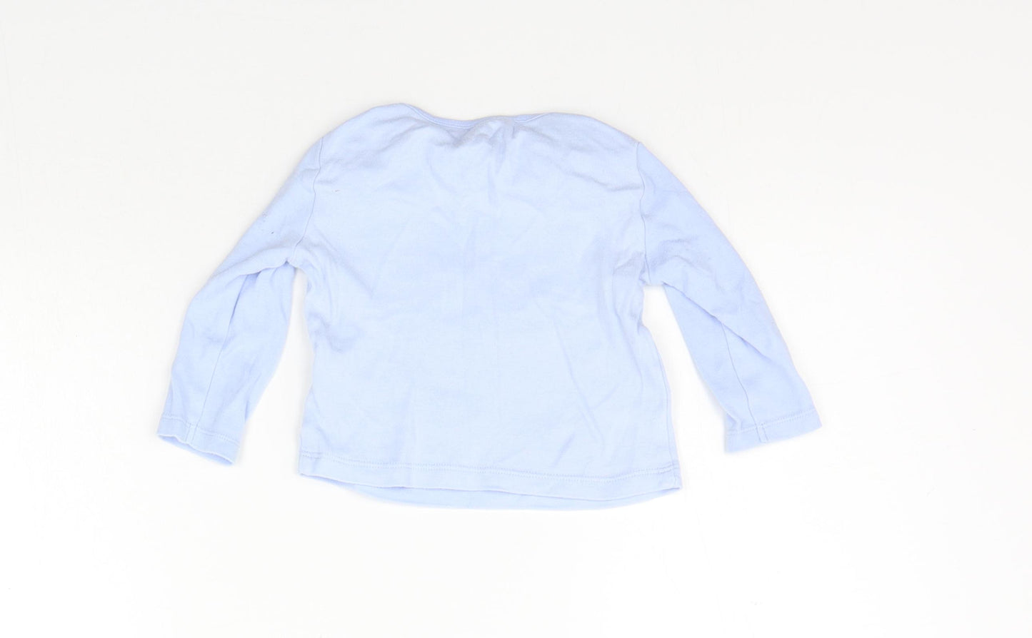 F&F Girls Blue   Basic T-Shirt Size 3-6 Months