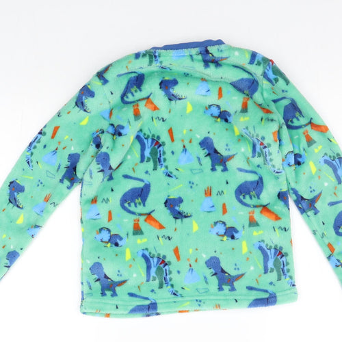 Nutmeg Boys Green Geometric  Pullover Jumper Size 7-8 Years  - DINOSAUR