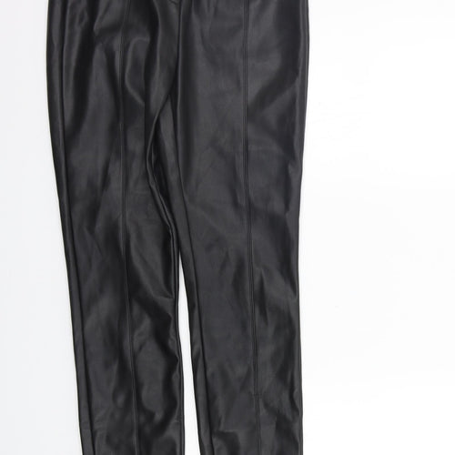 Reversed Womens Black   Jegging Trousers Size 8 L31 in