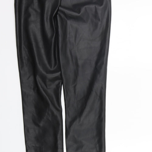 Reversed Womens Black   Jegging Trousers Size 8 L31 in