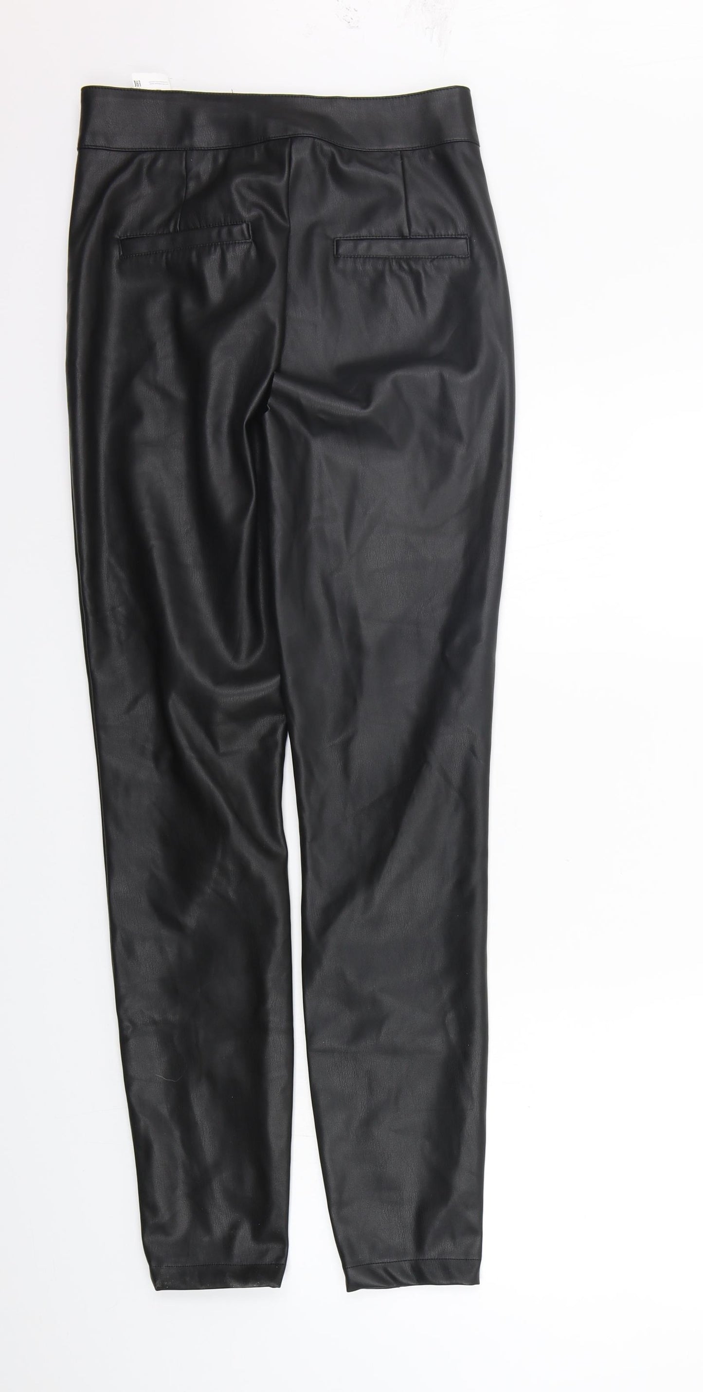 Reversed Womens Black   Jegging Trousers Size 8 L31 in