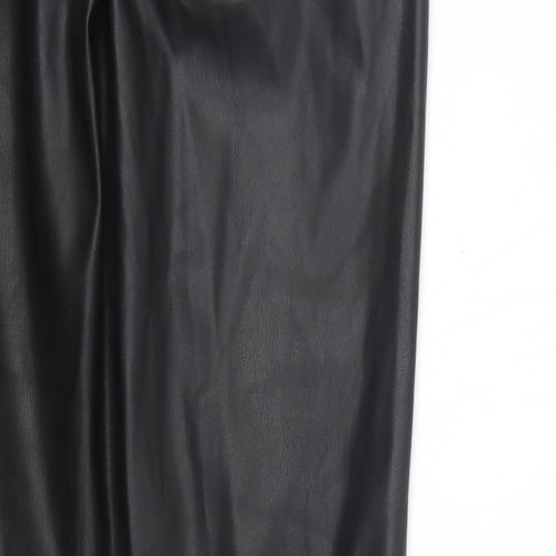 Reversed Womens Black   Jegging Trousers Size 8 L31 in