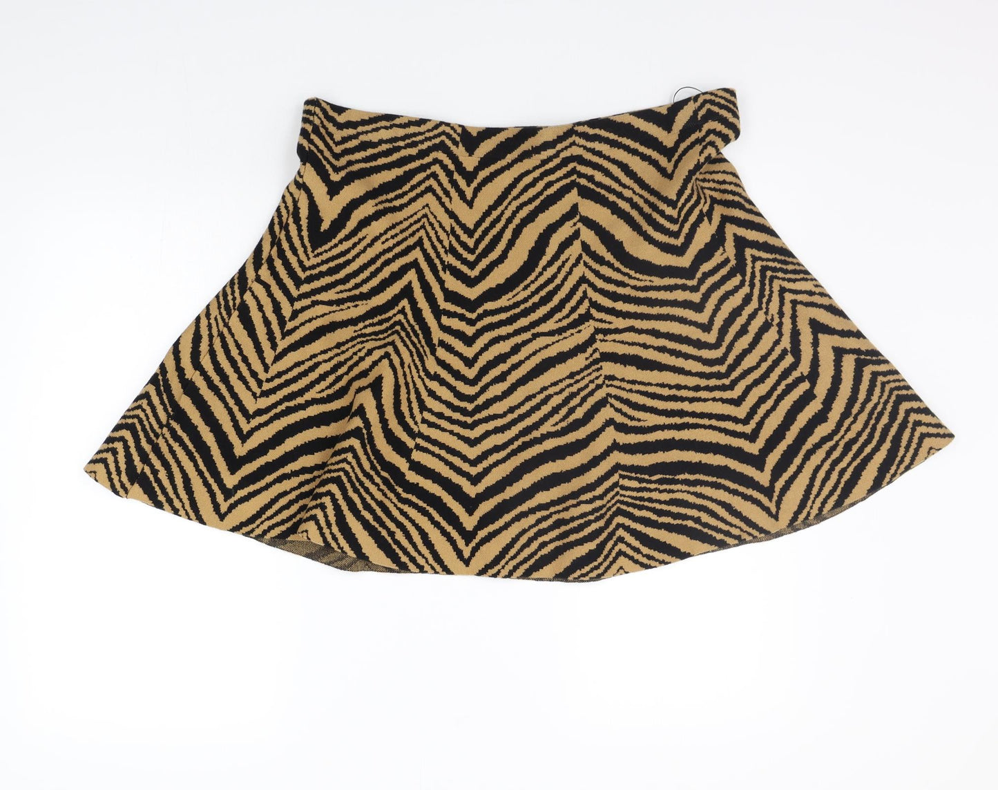 Oasis Womens Orange Geometric  A-Line Skirt Size XL