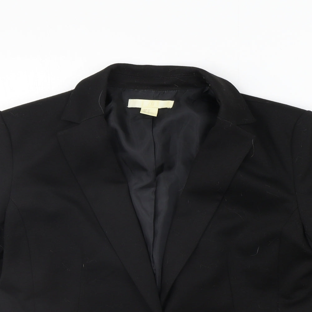 H&M Womens Black   Jacket Suit Jacket Size 14
