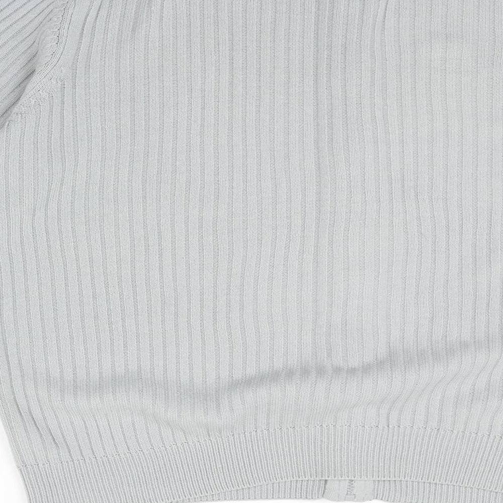 Premier MAN Mens Grey   Full Zip Jumper Size L  - washable mark