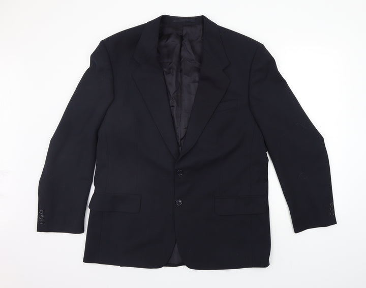 Harewood Mens Blue   Jacket Suit Jacket Size S