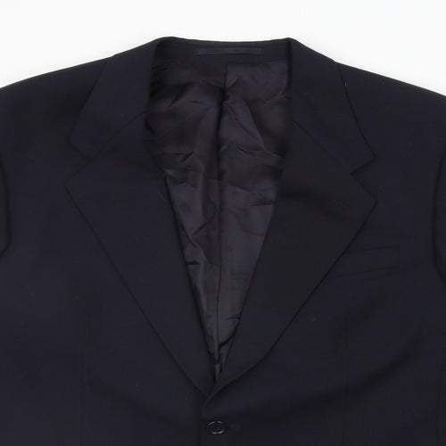 Harewood Mens Blue   Jacket Suit Jacket Size S