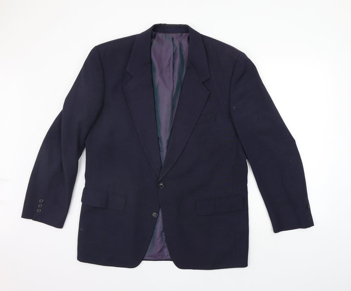 George Arthur Dunn Mens Blue Jacket Suit Jacket Size 40 - washable mark