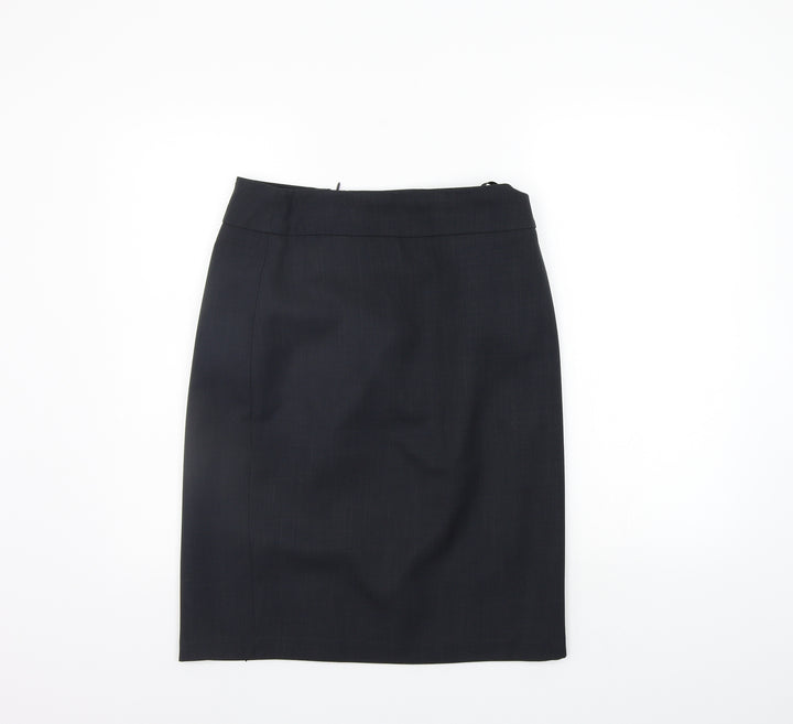 Papaya Womens Grey A-Line Skirt Size 12