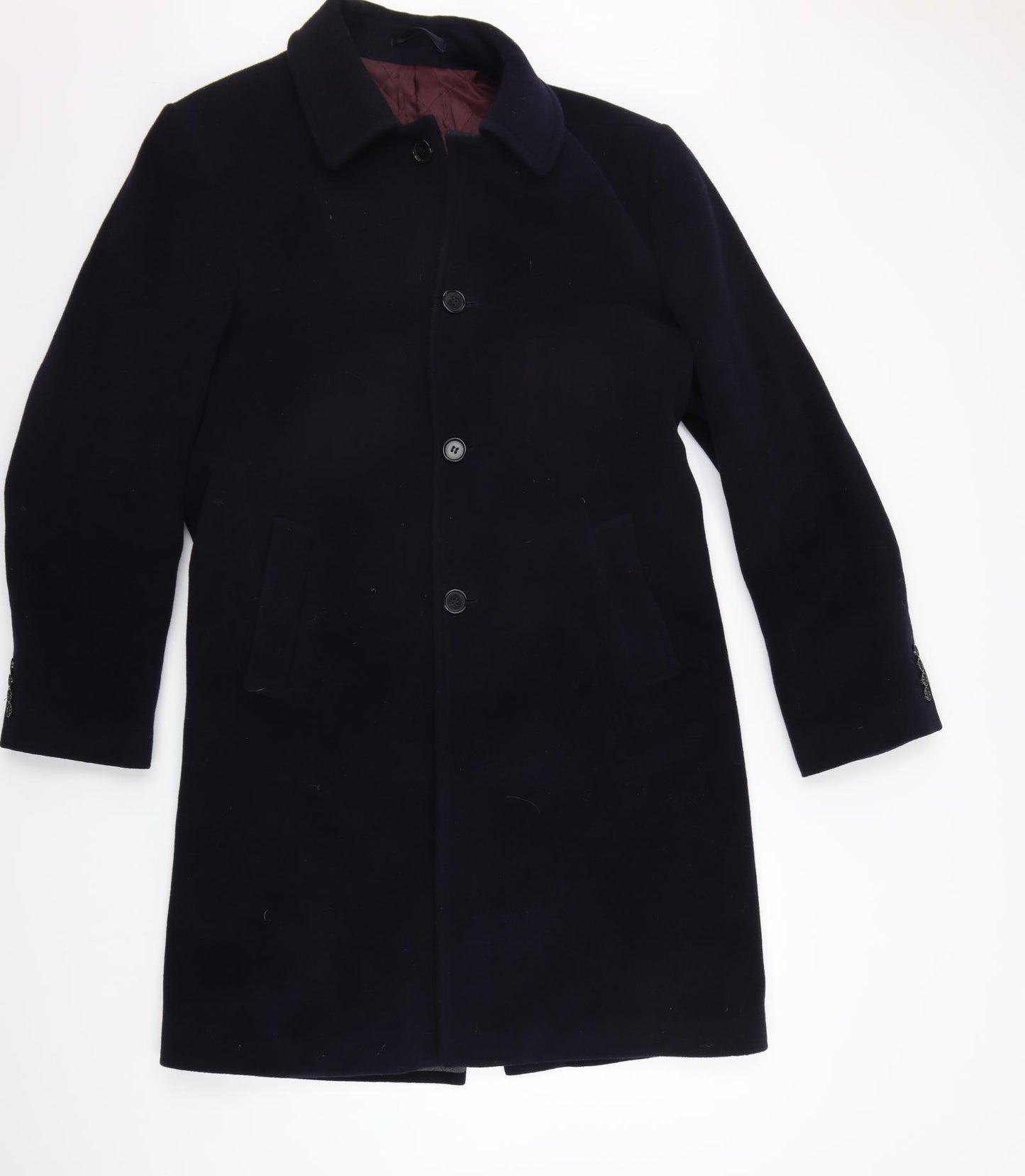Marks and Spencer Mens Blue   Trench Coat Coat Size L
