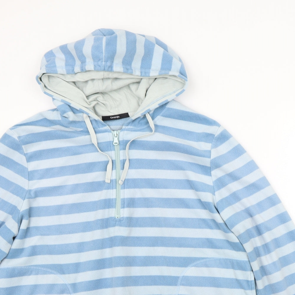 George Womens Blue Striped  Pullover Jumper Size 18