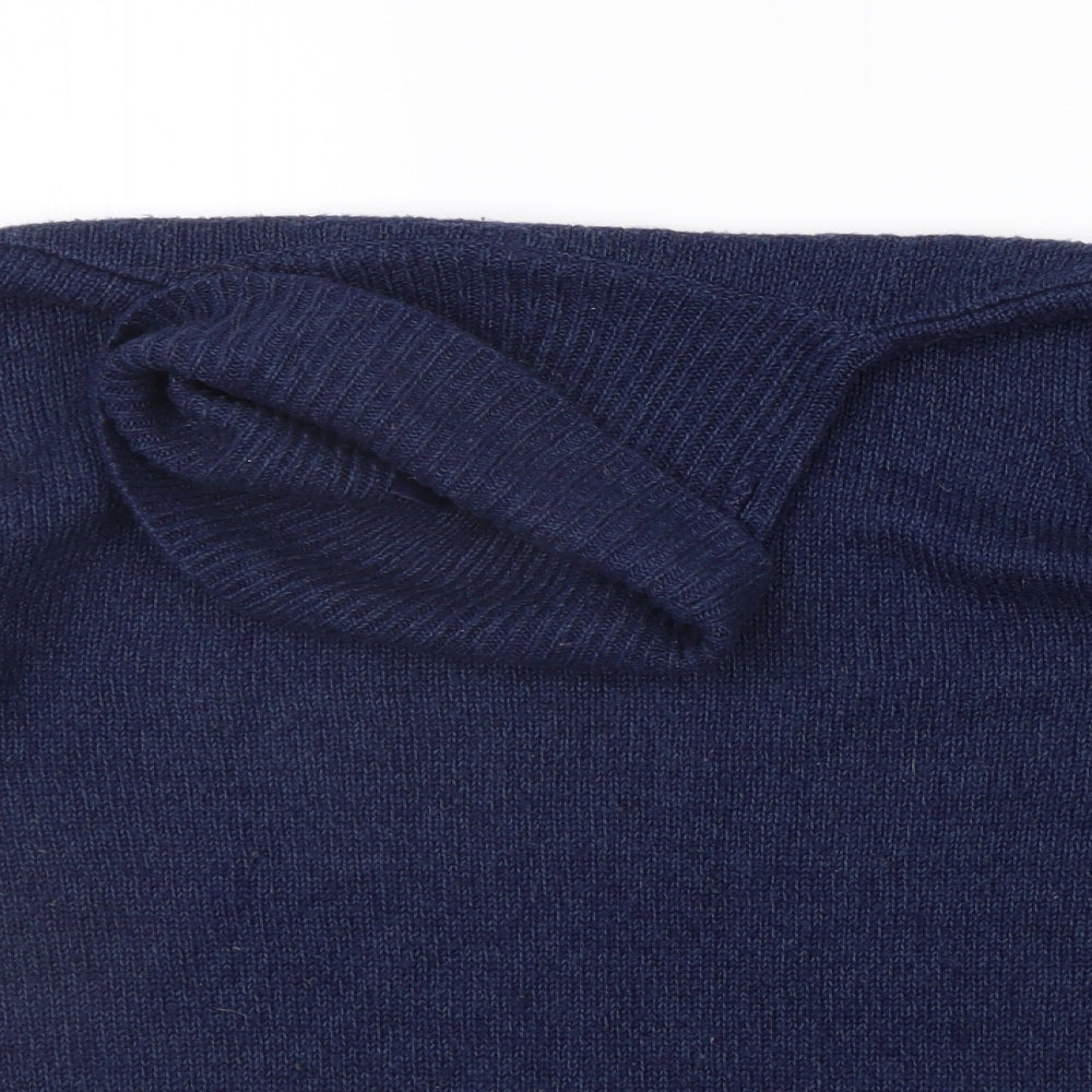 eVIE Womens Blue   Pullover Jumper Size 14