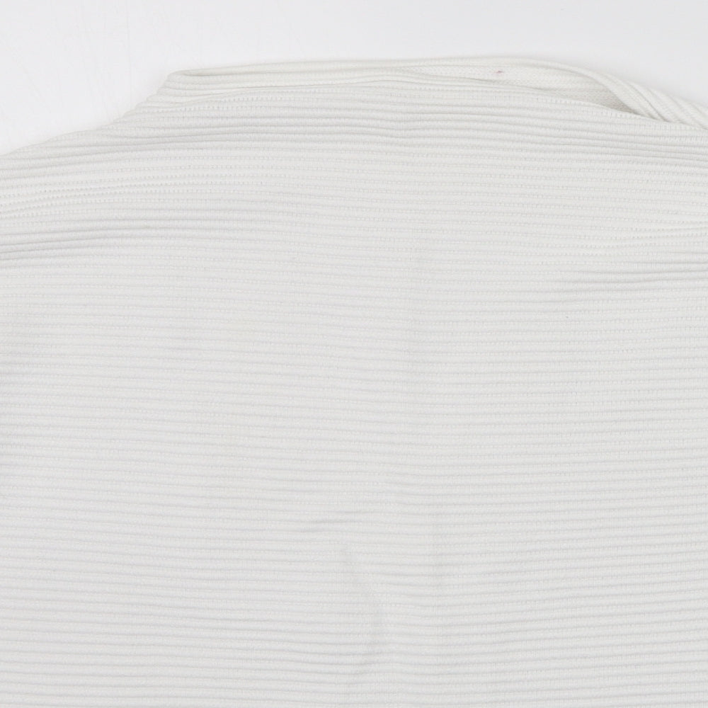 H&M Womens White   Pullover Jumper Size M  - washable mark