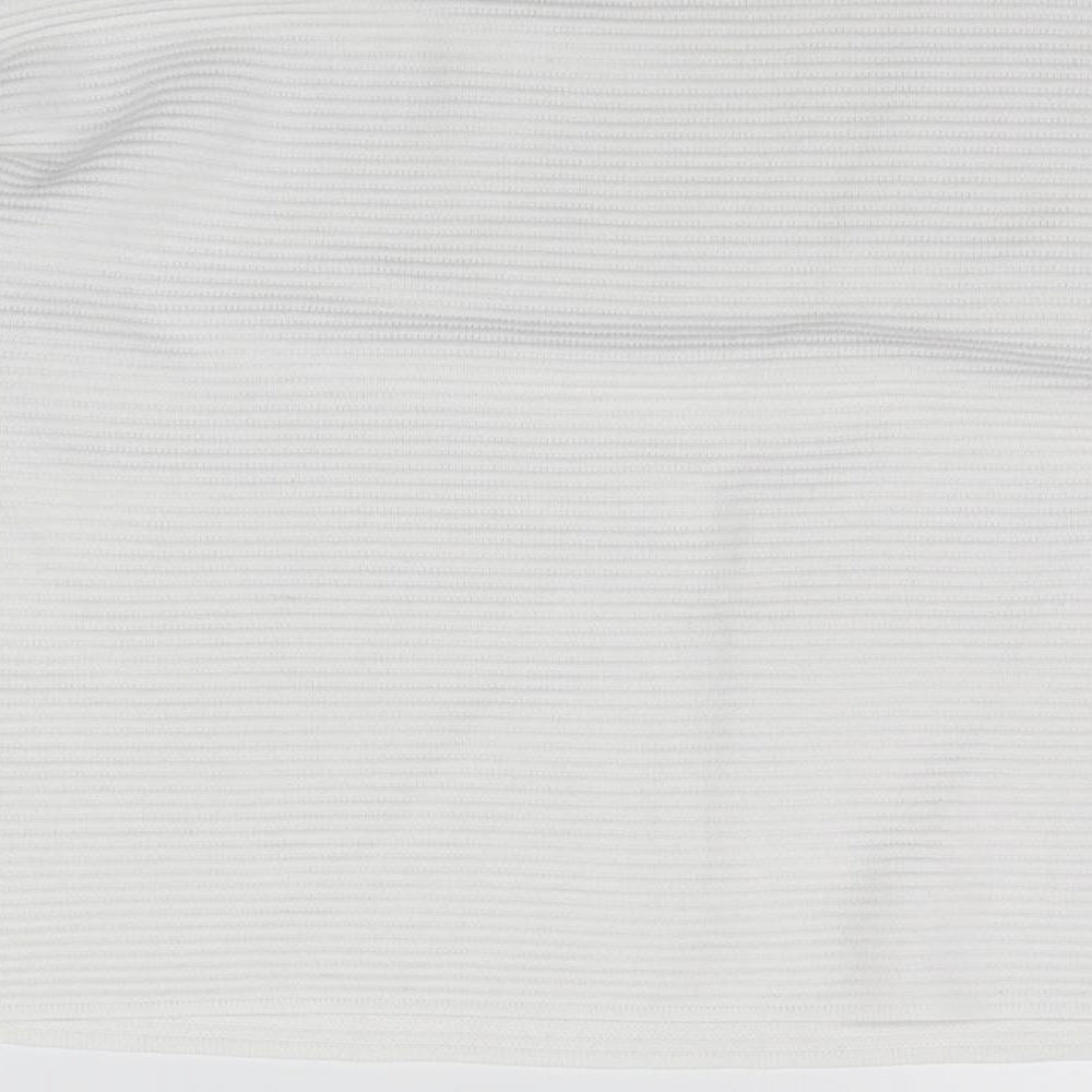 H&M Womens White   Pullover Jumper Size M  - washable mark