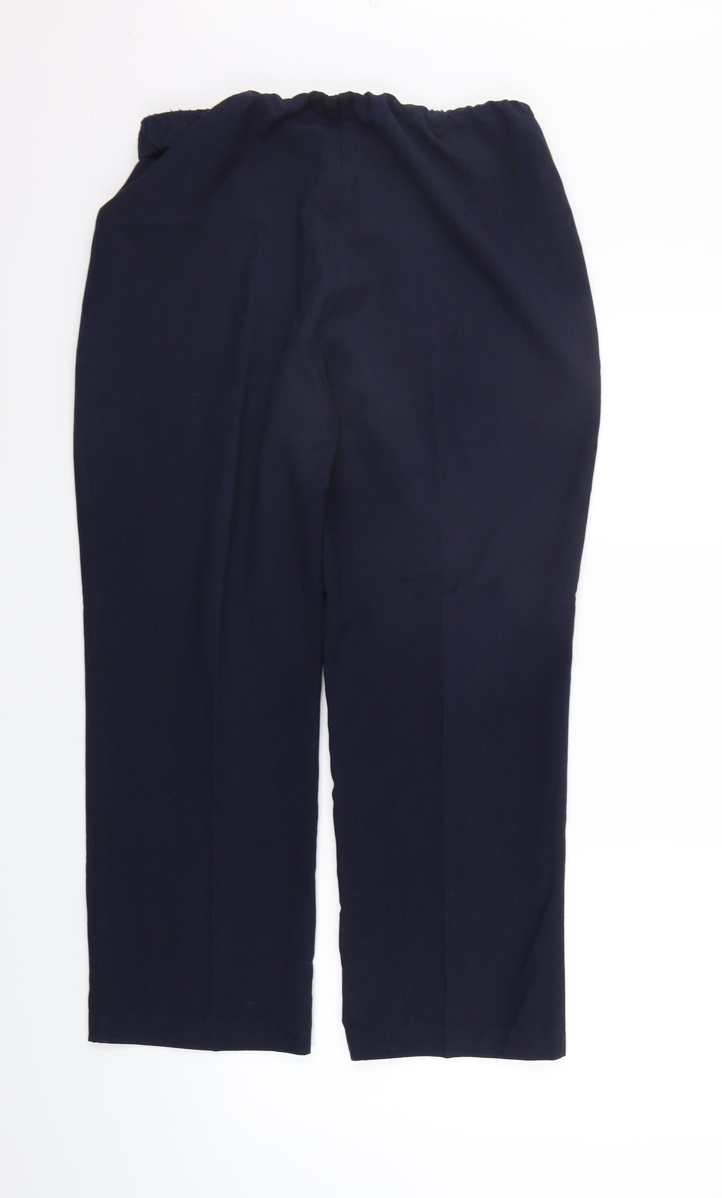 BM Womens Blue   Trousers  Size 14 L25 in