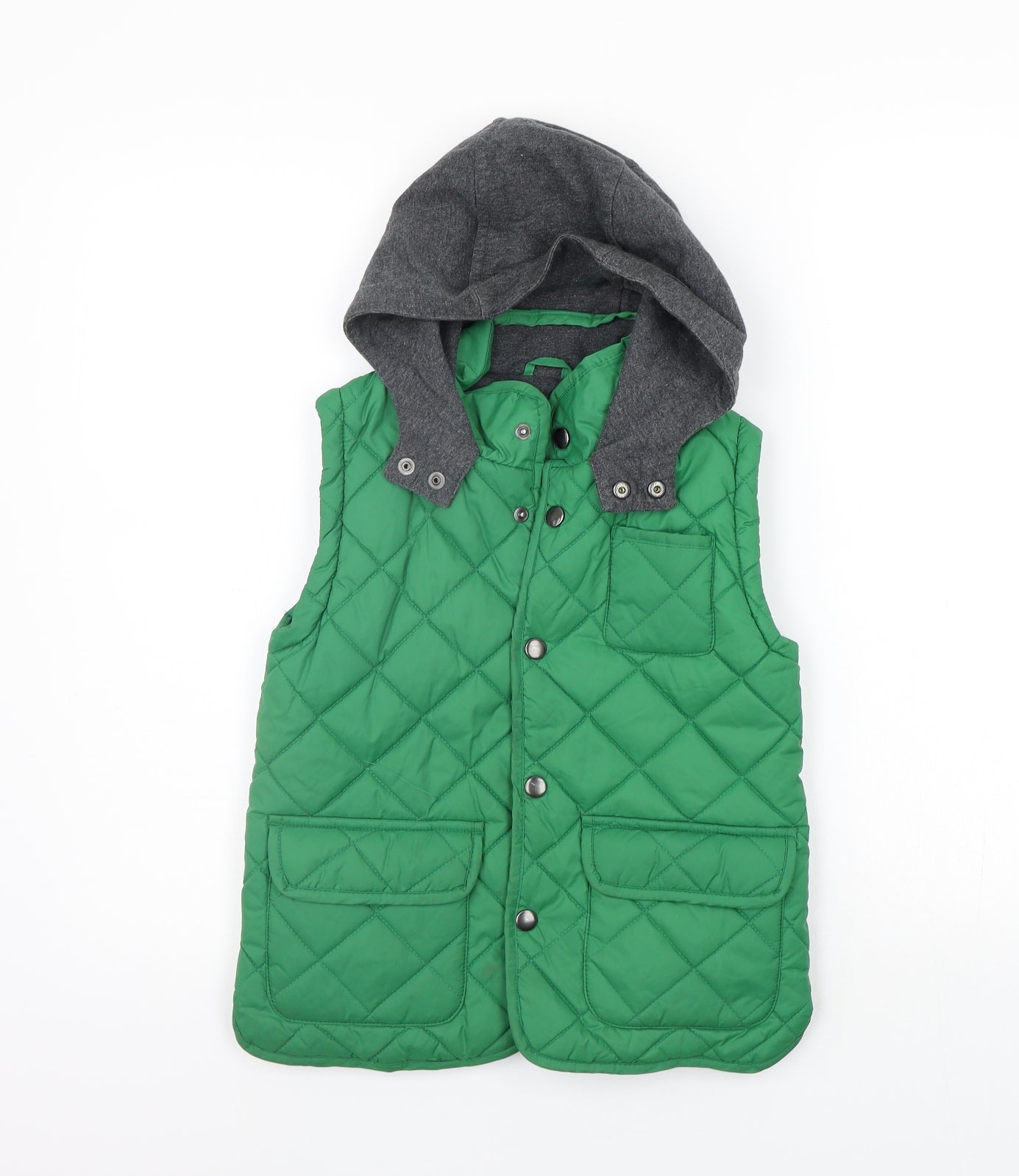 Marks and Spencer Boys Green   Gilet Coat Size 7-8 Years  - washable mark