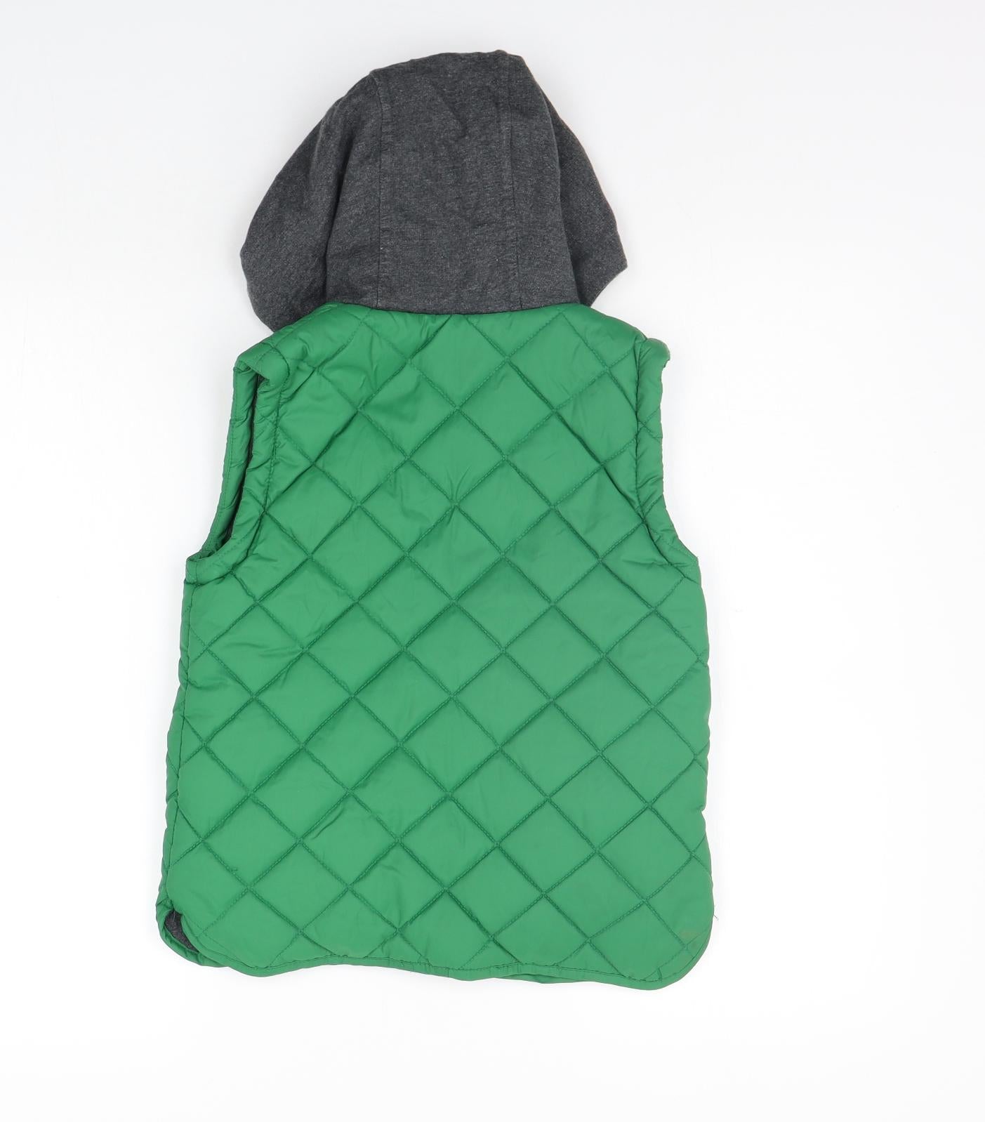 Marks and Spencer Boys Green   Gilet Coat Size 7-8 Years  - washable mark
