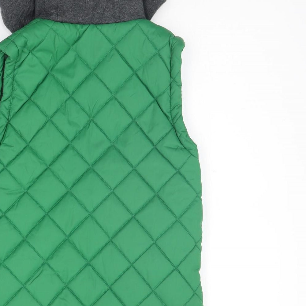 Marks and Spencer Boys Green   Gilet Coat Size 7-8 Years  - washable mark
