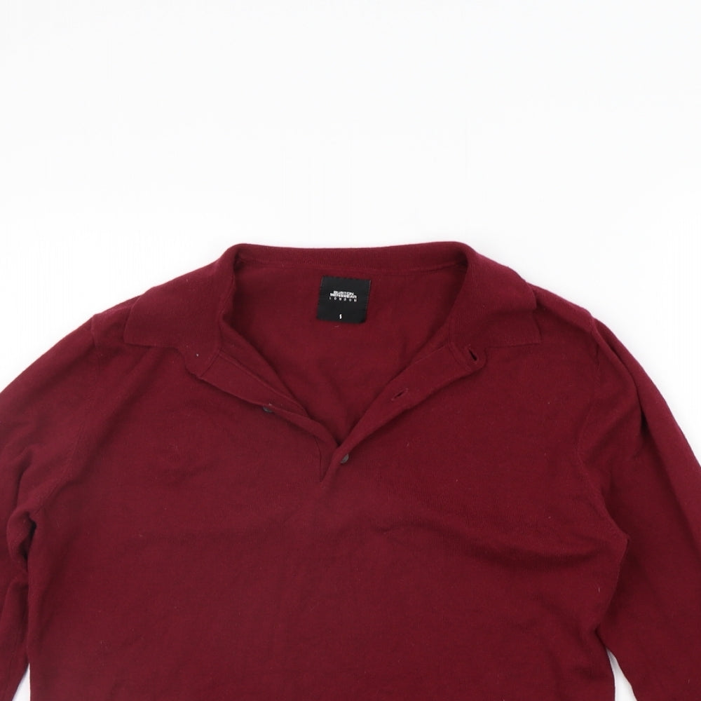 Burton Mens Purple    Polo Size S