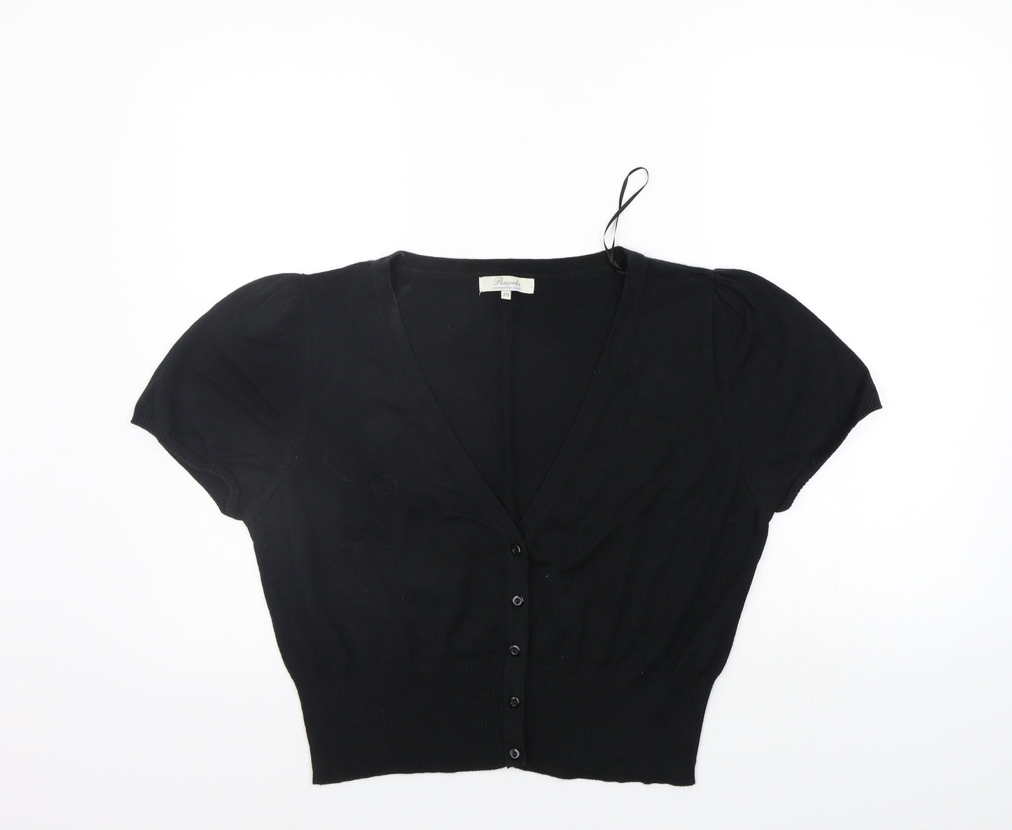 Peacocks Womens Black   Cardigan Jumper Size 20