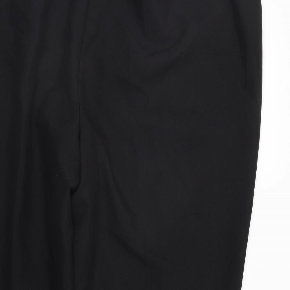 Bonmarché Womens Black   Trousers  Size 24 L25 in - Elastic Waist Band