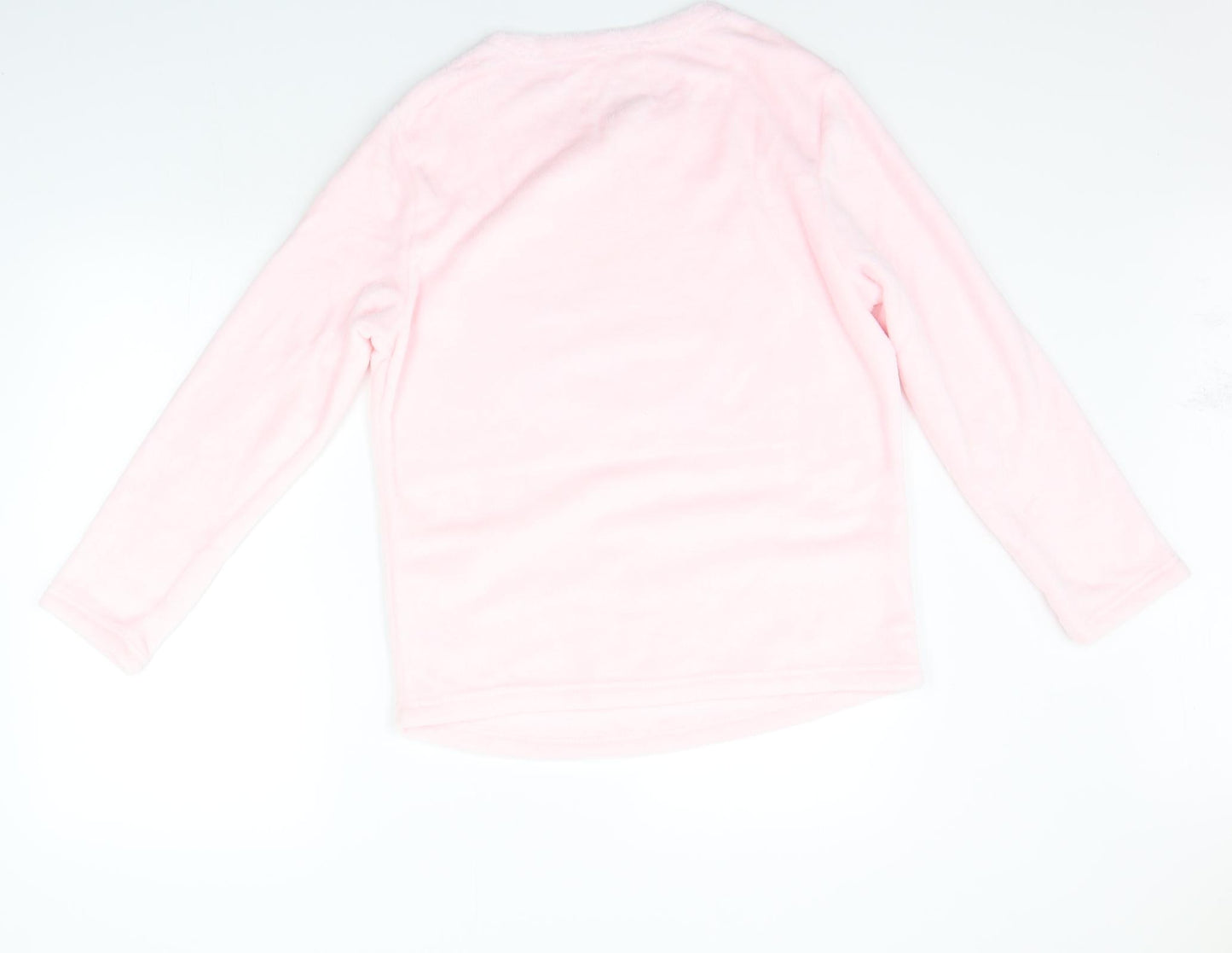 F&F Womens Pink Solid  Top Pyjama Top Size M  - CAT