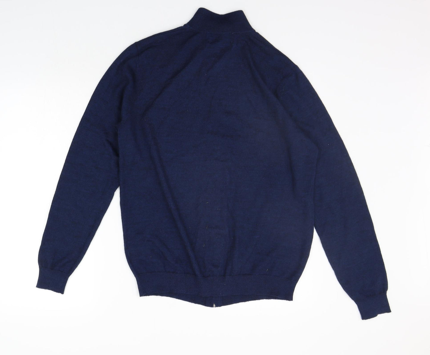 The Savile Row  Mens Blue   Full Zip Jumper Size L