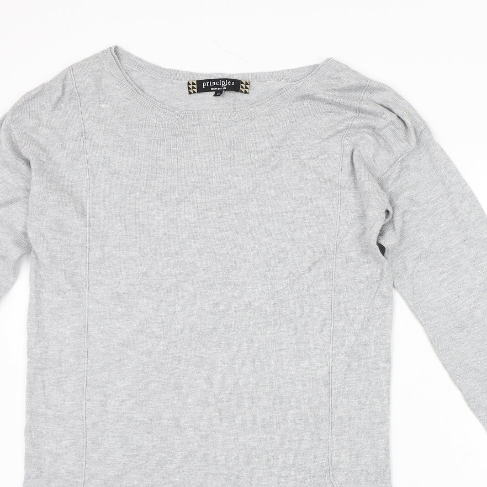 Principles Womens Grey   Jumper Dress  Size 12
