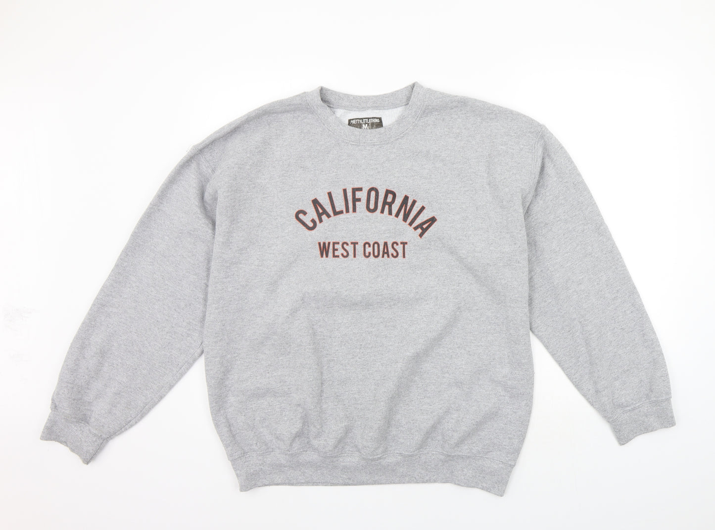 PRETTYLITTLETHING Womens Grey   Pullover Jumper Size M