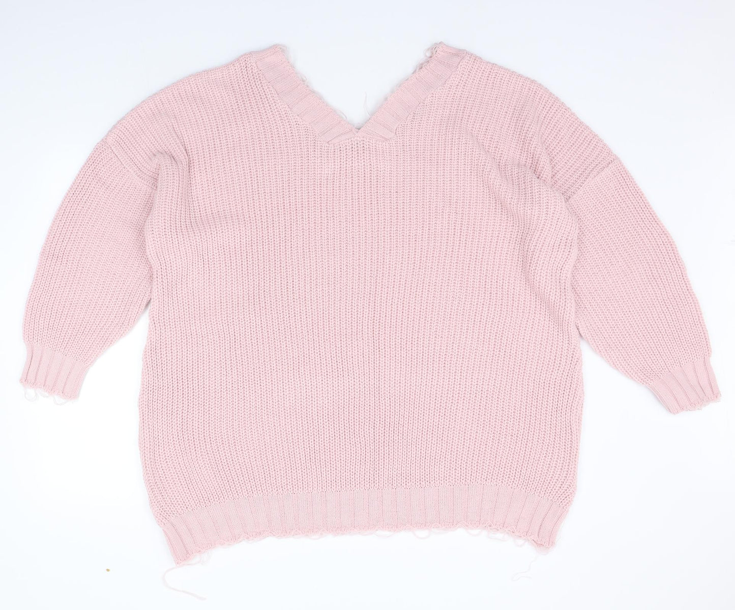 Yours Womens Orange   Pullover Jumper Size 16