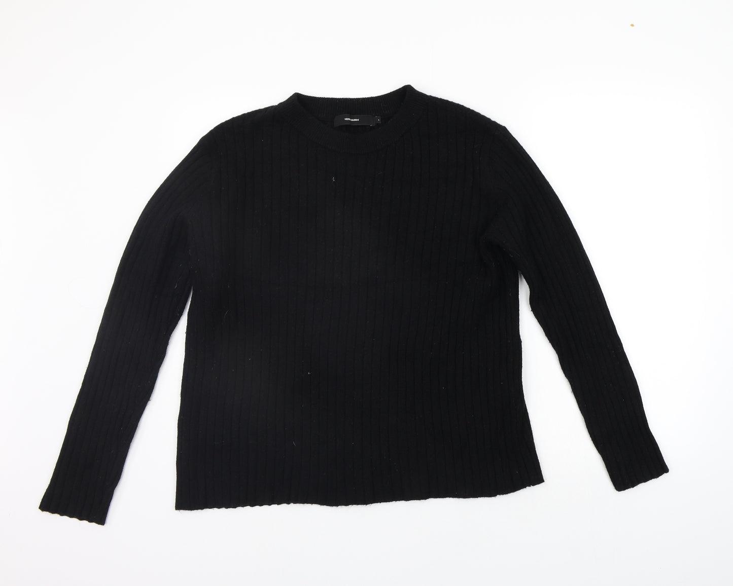VERO MODA Mens Black   Pullover Jumper Size L
