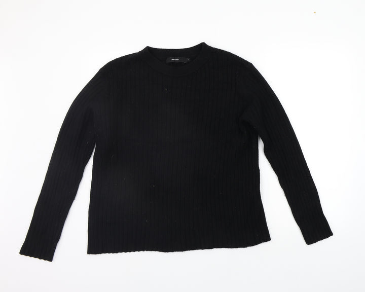 VERO MODA Mens Black Pullover Jumper Size L
