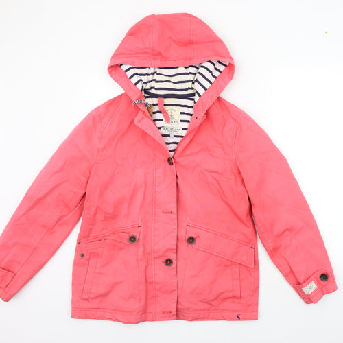 Joules Womens Pink   Jacket Coat Size 10  - washable mark