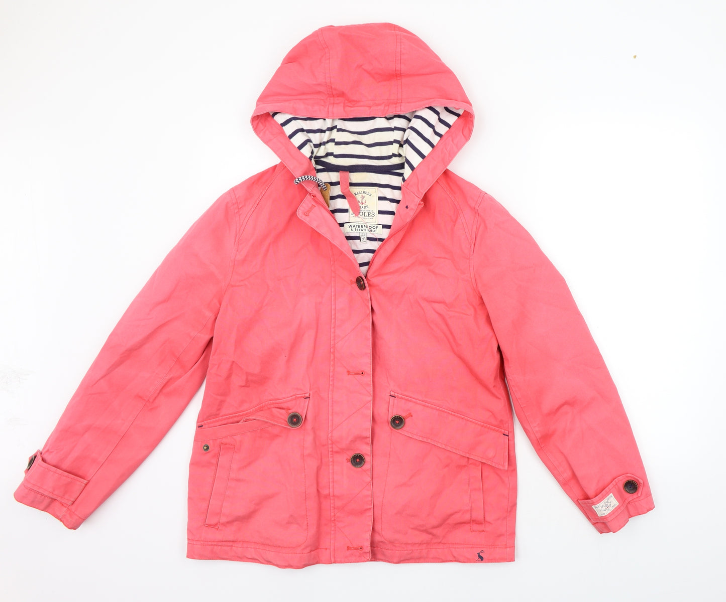 Joules Womens Pink   Jacket Coat Size 10  - washable mark