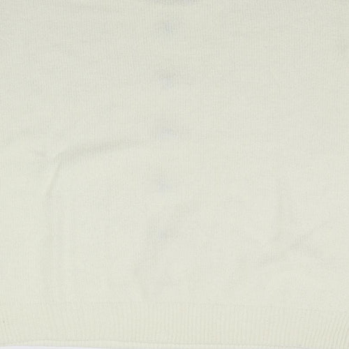 EWM Womens White   Pullover Jumper Size M