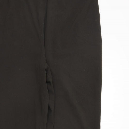 Simply Stock Shop Womens Brown   Trousers  Size 22 L26 in - Elastic Waist Band