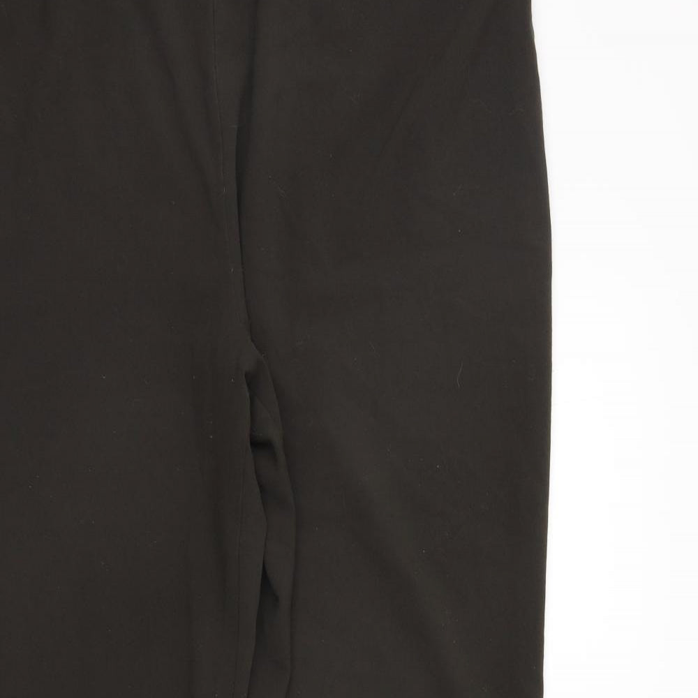 Simply Stock Shop Womens Brown   Trousers  Size 22 L26 in - Elastic Waist Band