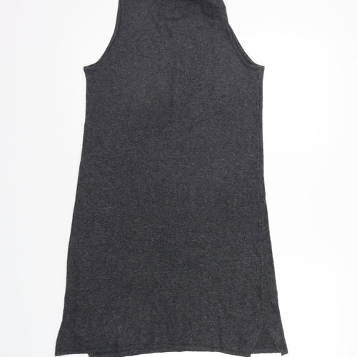 New Look Womens Grey   Jumper Dress  Size 10