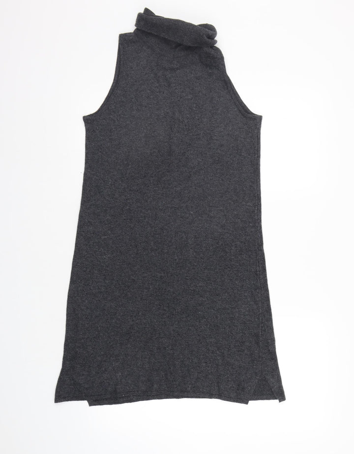 New Look Womens Grey   Jumper Dress  Size 10