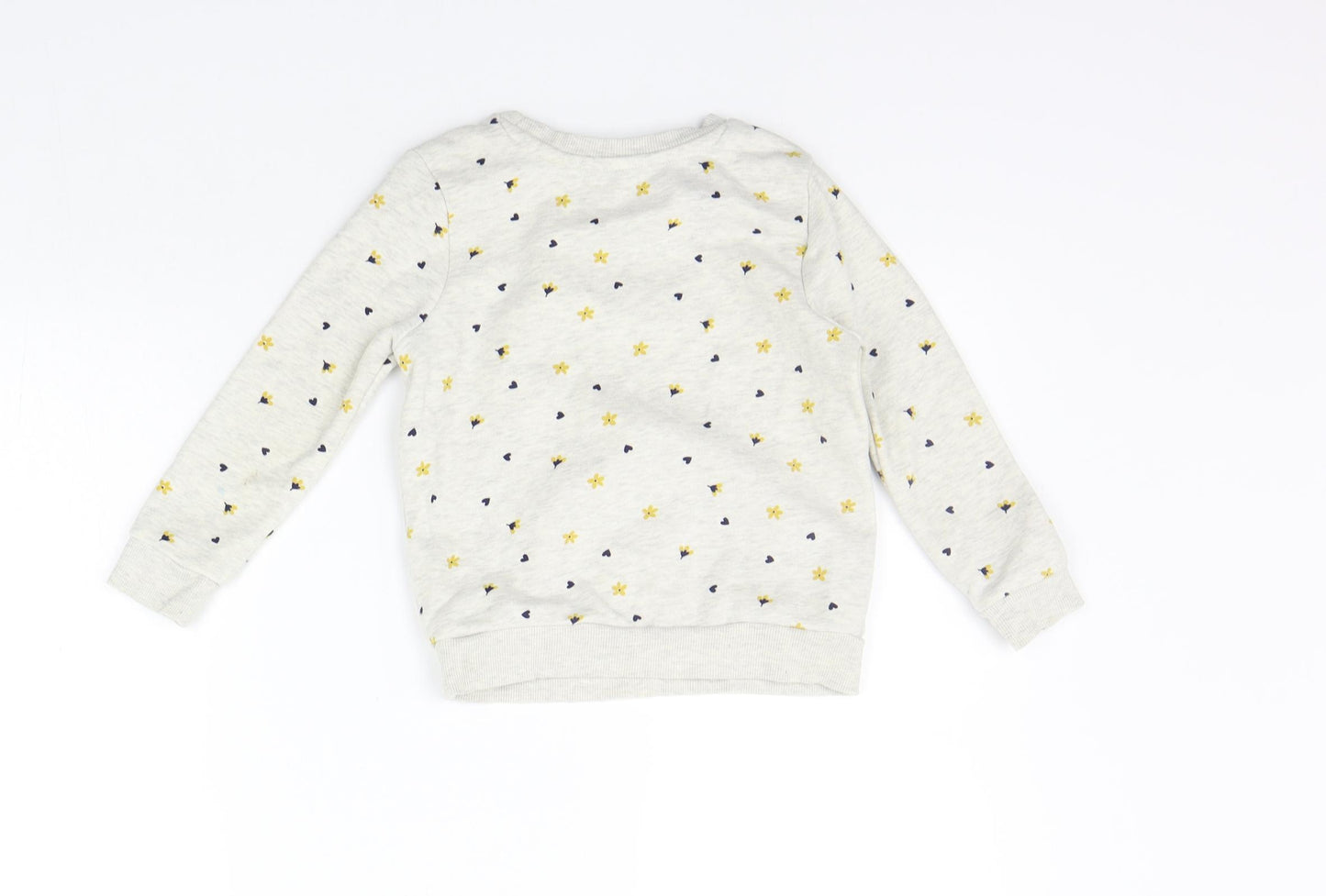 George Girls Beige Polka Dot  Pullover Jumper Size 3-4 Years