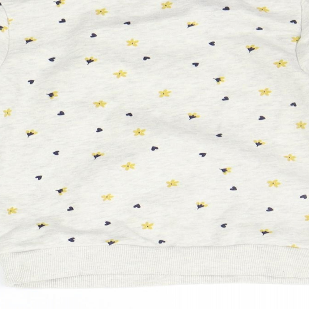 George Girls Beige Polka Dot  Pullover Jumper Size 3-4 Years