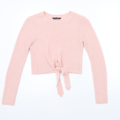 Select Womens Pink   Pullover Jumper Size 8