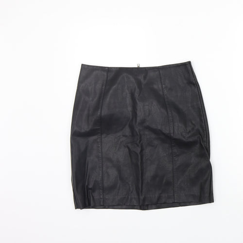 New Look Womens Black   A-Line Skirt Size 8