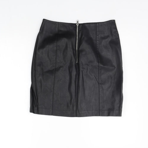 New Look Womens Black   A-Line Skirt Size 8