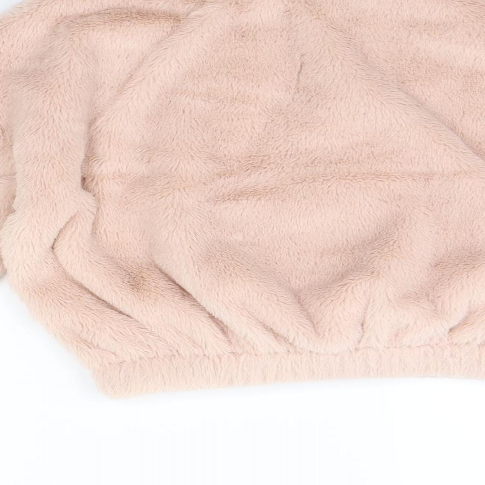 New Look Girls Pink   Full Zip Hoodie Size 14-15 Years  - washable mark