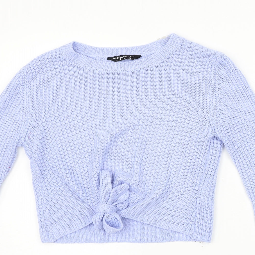 Select Womens Blue   Pullover Jumper Size 8