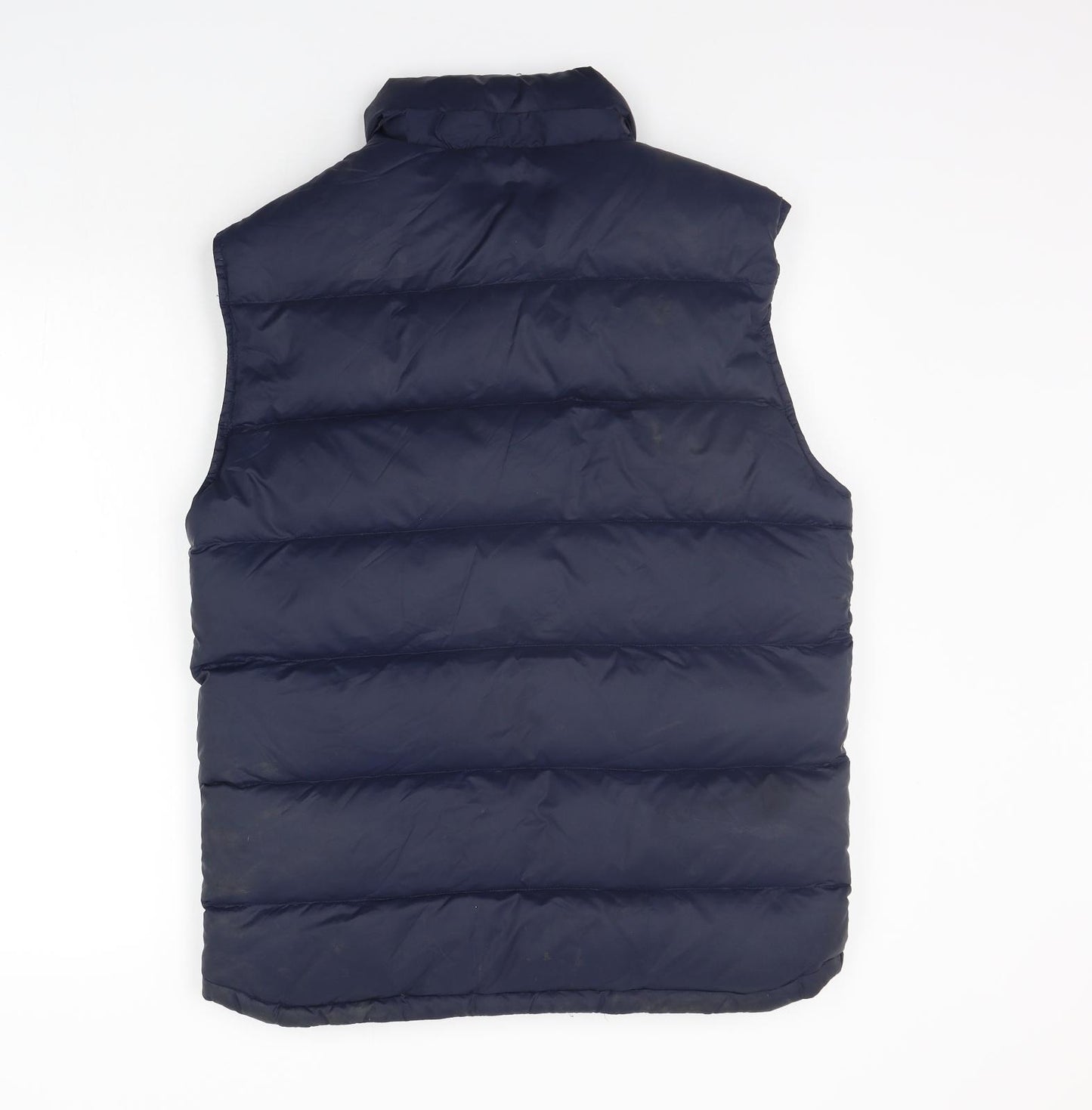 Jack Wills Womens Blue Houndstooth  Gilet Coat Size M