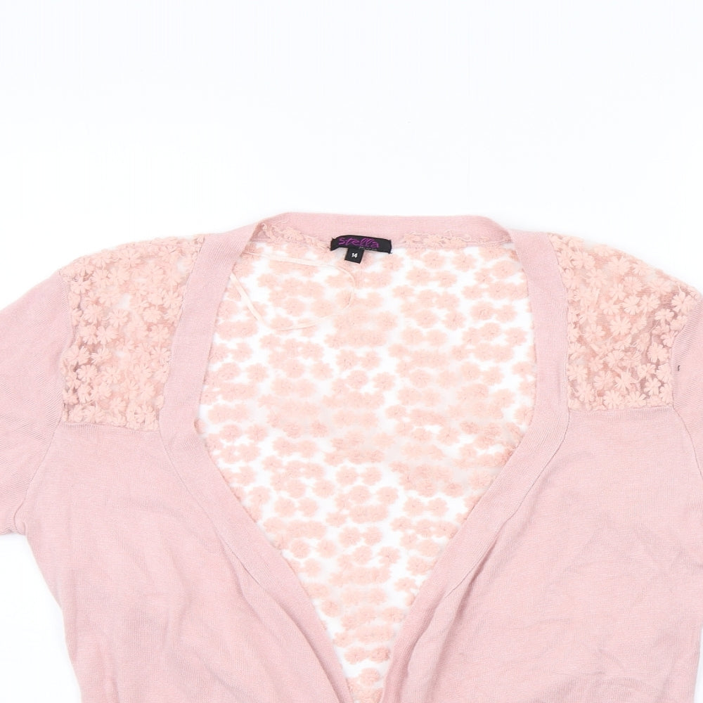 Stella Womens Pink   Cardigan Jumper Size 14